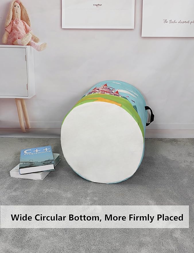 QUEENLALA Large Storage Basket, Laundry Hamper/Bathroom/Home Decor/Collapsible