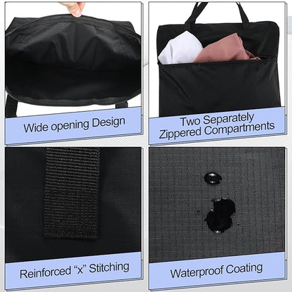 Oudain 2 Pcs Travel Laundry Bags Waterproof