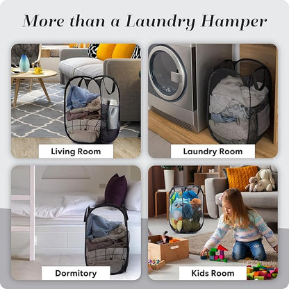 Handy Laundry Collapsible Mesh Pop Up Hamper