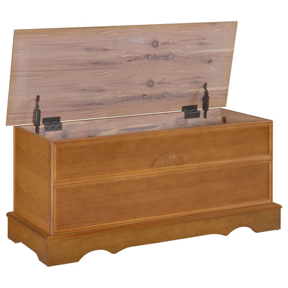 Coaster Home Furnishings - Paula - Wood - Cedar Chest with Storage Trunk, Rectangular Shape and Traditional Style - Bedroom - 40-Inch - Honey - 4695