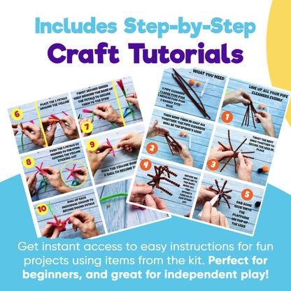 Blue Squid 1750+pcs Craft Kits for Kids, Ages 4-9 Girl Boys Gifts Arts and Crafts for Kids Craft Kits Toys for 4-9 Year Old Girls Boys Birthday Presents Gifts Crafts for 4-10 Year Olds