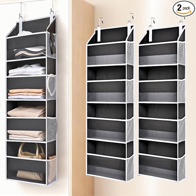 ULG 2 Pack Small Over Door Organizer