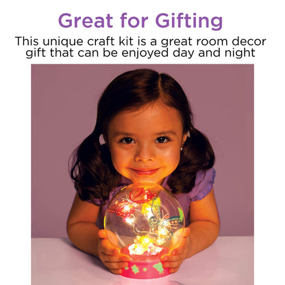 Creativity for Kids Butterfly Fairy Lights Kit | Create a Glowing Fairy Night Light with Butterflies & Sparkle | Relaxing DIY Craft & Imaginative Room Décor for Kids Everywhere (Ages 7+)