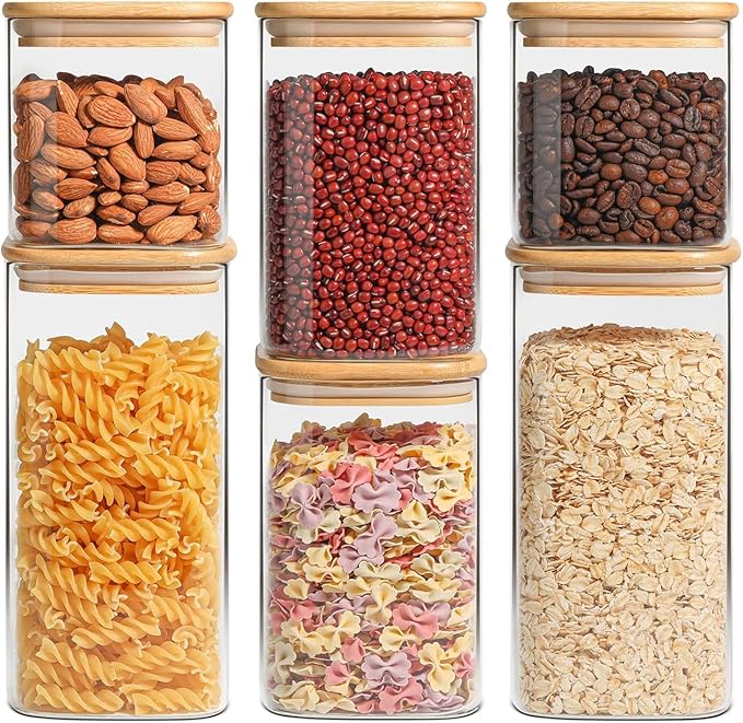 ComSaf Airtight Glass Storage Canister