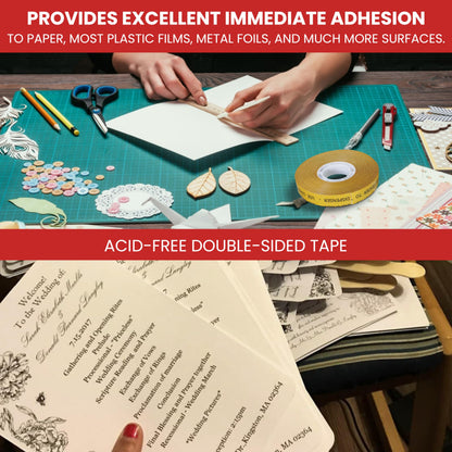 GGR Supplies T.R.U. ATG-7502 ATG Tape (Acid Free Adhesive Transfer Tape): 3/4 in. Wide x 36 yds. (Pack of 12)