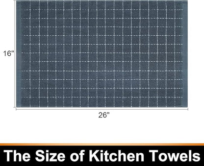Mordimy 100% Cotton Terry Cloth Kitchen Towels, Super Soft and Absorbent Dish