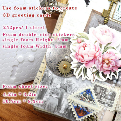 CATaireen Vintage Junk Journal Decoupage Elements Paper Card Pre Cut Cardstock Chipboard Small Embellishments Art Aesthetic Scrapbook Cutout DIY Supplies Kit Ephemera Pack for Adults (Collection)
