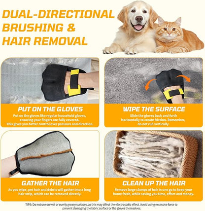 Pet Hair Removal Tool, Pet Hair Remover, Dog and Cat Hair Remover, Lint Remover