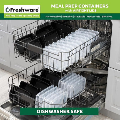 Freshware Meal Prep Containers 1 Compartment