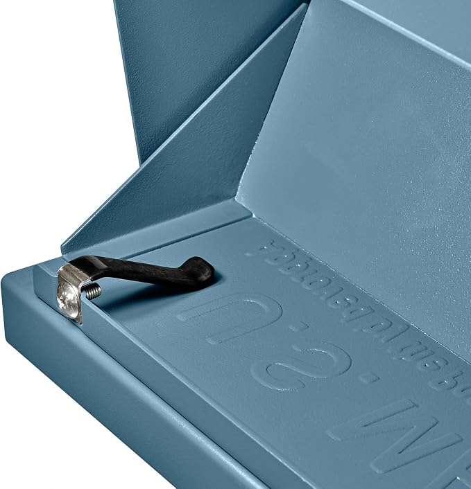 Mail Boss 7584 Mail Manager Curbside Locking Security Mailbox, Century Blue