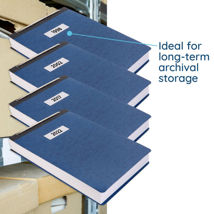 Blue Summit 10 Pressboard Report Covers with Fasteners, 11x17 Folders for Blueprints, 11x17 Binder, 3” Capacity, Navy Blue, 10 Pack