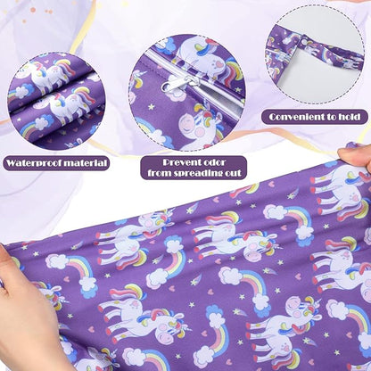 Shappy 2 Pcs Large Travel Laundry Bag Washable Waterproof Wet Dry Large Dirty