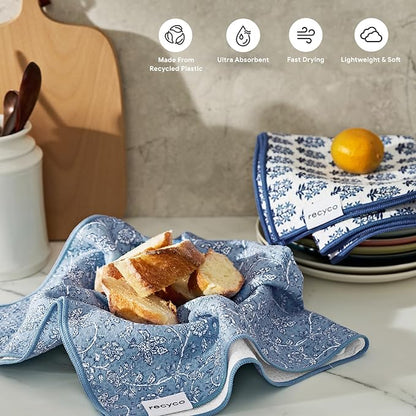 RECYCO Waffle Kitchen Towel Set of 2
