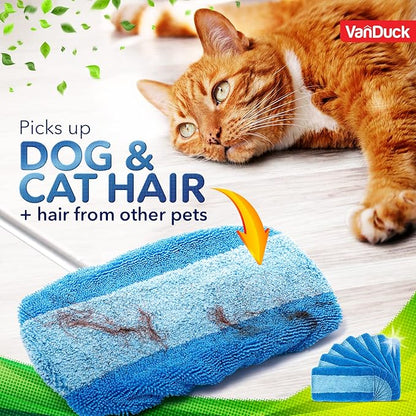 VanDuck Reusable Pet Heavy Duty Mop Pads Compatible