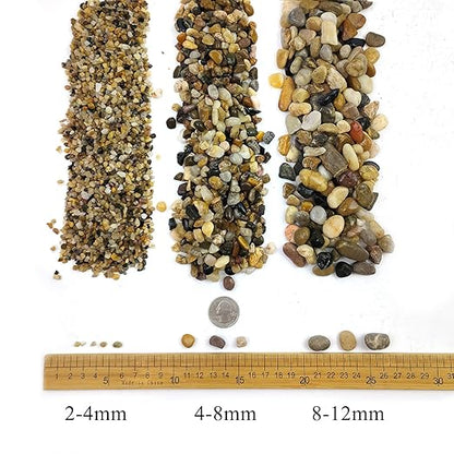 10LB Decorative River Rocks Gravel -2/5/'' Mixed Color Gravel for Vase Filling, Flower Pot Paving. Gravel for Garden Decoration,Landscaping,Aquarium Aquascape Gravel, Fish Tanks Gravel.