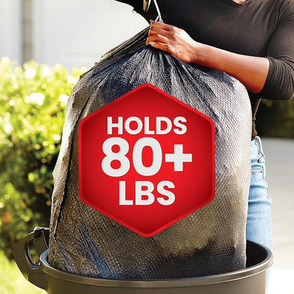 Glad Trash Bags, ForceFlexPlus Drawstring Large Garbage Bags