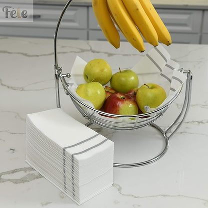 Paper Hand Towels for Bathroom, Linen-Feel Guest Towels, Formal Dinner