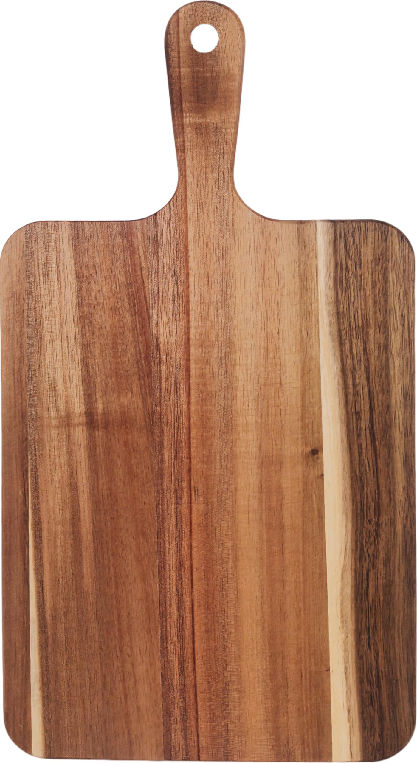 ZeQi Acacia Wood Cutting Board with Handle 13.7''X7'', Charcuterie Board, Serving Board for Cheese, Bread, Meat, Vegetables & Fruits, Natural Wooden Chopping Board for Kitchen