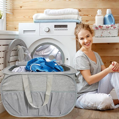 4 Pack Collapsible Laundry Baskets