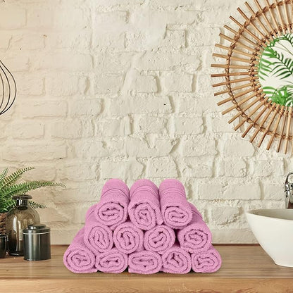 Utopia Towels Wash Cloths Set, 12 by 12 Inches, 100% Cotton Ring Spun, Highly