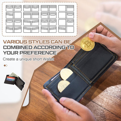 Chunful 13 Pcs Acrylic Leather Wallet Patterns Templates Drawings Kit Clear Sewing Templates Tool for Purse Women Leather Hand Crafts Lovers DIY Beginner
