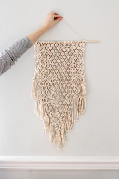 Macrame Cord 5mm x 109Yards（328Feet, Natural Cotton Macrame Rope - 3 Strands Twisted Macrame Cotton Cord for Wall Hanging, Plant Hangers, Crafts, Gift Wrapping and Wedding Decorations