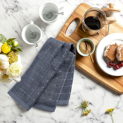 Mordimy 100% Cotton Terry Cloth Kitchen Towels, Super Soft and Absorbent Dish