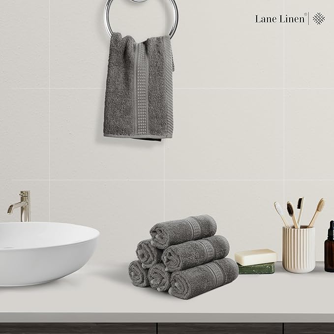 LANE LINEN Washcloths Set