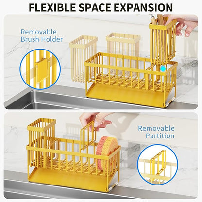 Cisily Yellow Sink Caddy Organzier