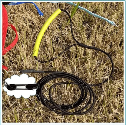 Bird Harness Leash Adjustable Outdoor Training Flying Harness Traction Rope with Cute Wing for Parrots Pigeons Budgerigar Lovebird Cockatiel Mynah (S,Blue)