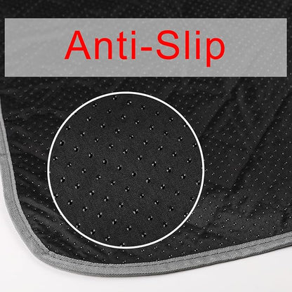 JERIA 2 Pack 72"x 72" Waterproof Non Slip Wee pad，Reusable Washable Pee Pads for Dogs，Absorbent and Leakproof Training Mats for Potty, Bed, Sofa, Potty Training