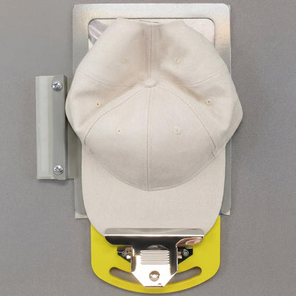 BrightRow Magnetic Hoop Clip Set Hat Embroidery Hoop Clip for Embroidery Machines with White Baseball Cap Secure Hat Brim Holder for Caps, Boots, Sleeves, Bags