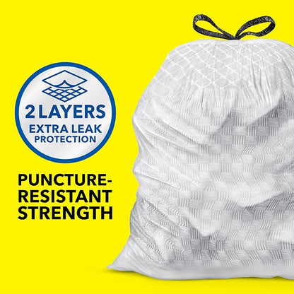 Glad ForceFlex Tall Kitchen Trash Bags, 13 Gallon, Gain Original