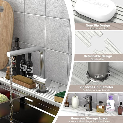 Stone Faucet Mat for Kitchen Sink