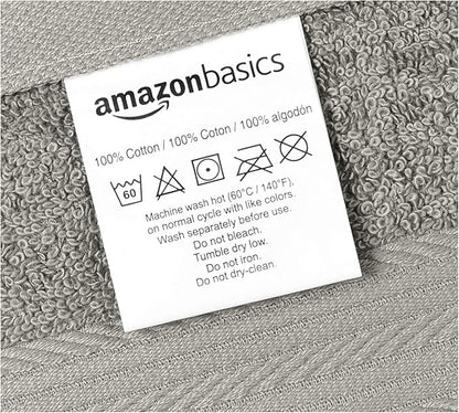 Amazon Basics Cotton Washcloths