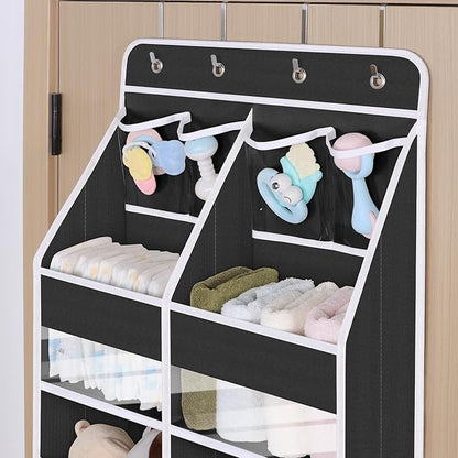 Univivi 5-Shelf Over Door Hanging Organizer Fabric Door Storage