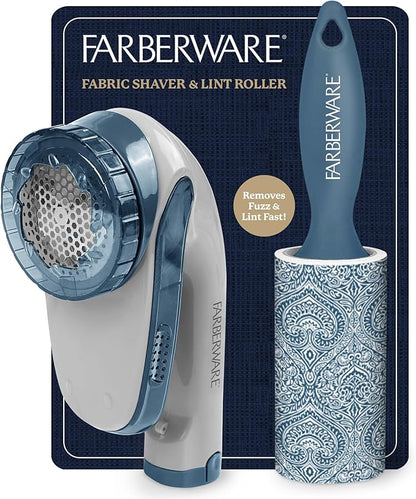 Farberware Fabric Shaver & Lint Remover Set–Battery Operated Sweater Shaver