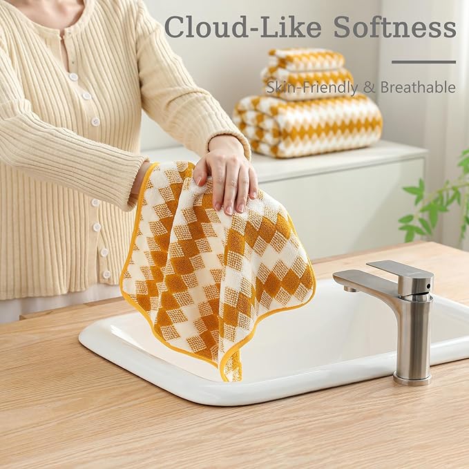 4 Piece Bath Towel Set Oversized Bath Sheet 35"x70" Bathroom Towel Extra Large