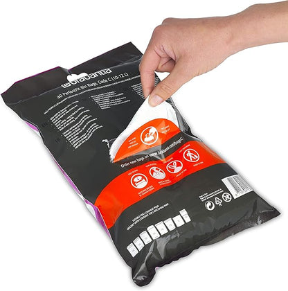 Brabantia PerfectFit Trash Bags Thick Plastic Trash Can Liners