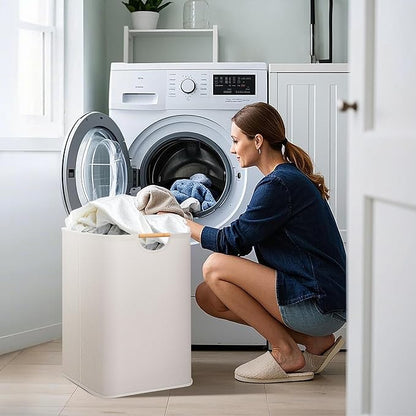 STORAGE MANIAC 1-Pack Large Laundry Hamper, 100L Collapsible Laundry Basket