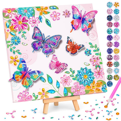 Craft Kits for Kids Ages 8-12, Diamond Art Kits for Kids, Gifts for 6-8-10 Year Old Girls, Fun Arts and Crafts Gifts Toy for Girl Activities Gem Art Kit, Best Birthday Gift for Girl Adult Room Decor