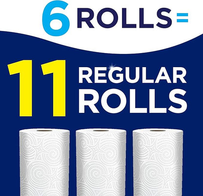 Sparkle Pick-A-Size Paper Towels, 6 Rolls = 11 Regular Rolls, Everyday Value