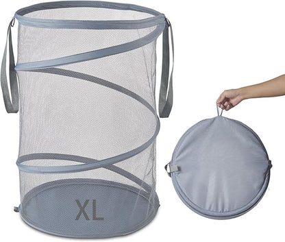 Seiritex Mesh Popup Laundry Hamper 115L Collapsible Laundry Basket Extra Large