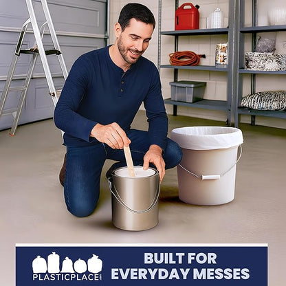 Plasticplace 5 Gallon Trash Bags