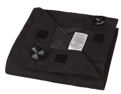 Amazon Basics Portable Blackout Curtain Shade with Suction Cups, 50" x 78", 1-Pack, Black