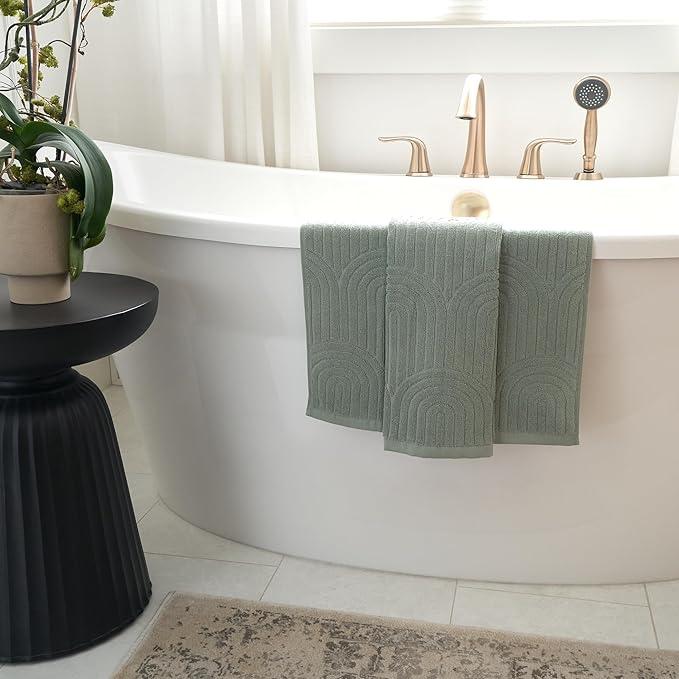KIBAGA Decorative Hand Towels for Your Bathroom Or Kitchen – Luxurious Set of 2