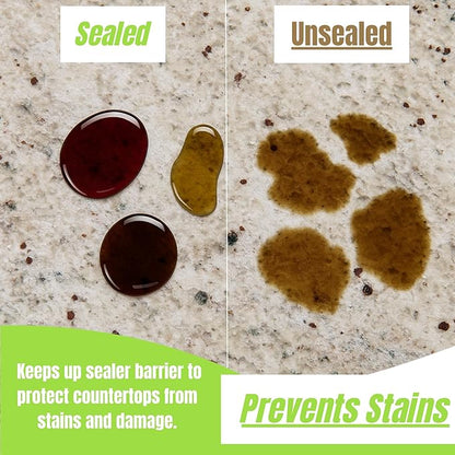 Granite Plus Deep Cleans & Seals All Natural Stone Countertops + Ultimate Grout