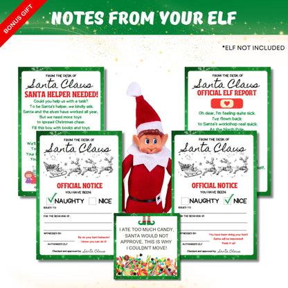 XOXO Parents Northpole Pro™ Elf Upgrade Kit for Adults – DIY Posable Elf Doll Kit – Includes Wire, Tools, Message Cards & Instructions