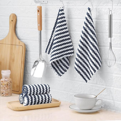 Homaxy 24 Pack Kitchen Dish Cloths, Ultra Soft and Absorbent Dish Towels