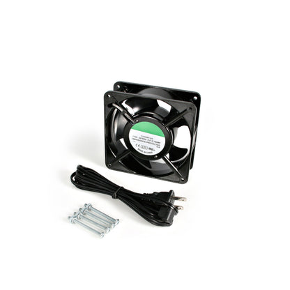 StarTech.com 120mm Axial Rack Muffin Fan for Server Cabinet, 115V, AC Cooling, Low Noise & Quiet PC Computer Case Fan